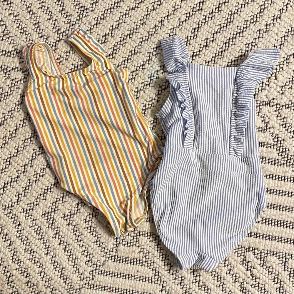 Zara Baby & H&M Striped Swimsuits | Size 12-24 months